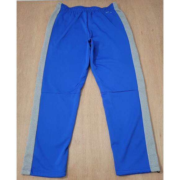 Nike Therma-fit Fleece Sweatpants Size Large Men's Gray & Blue Nike Swoosh Logo - Picture 3 of 16
